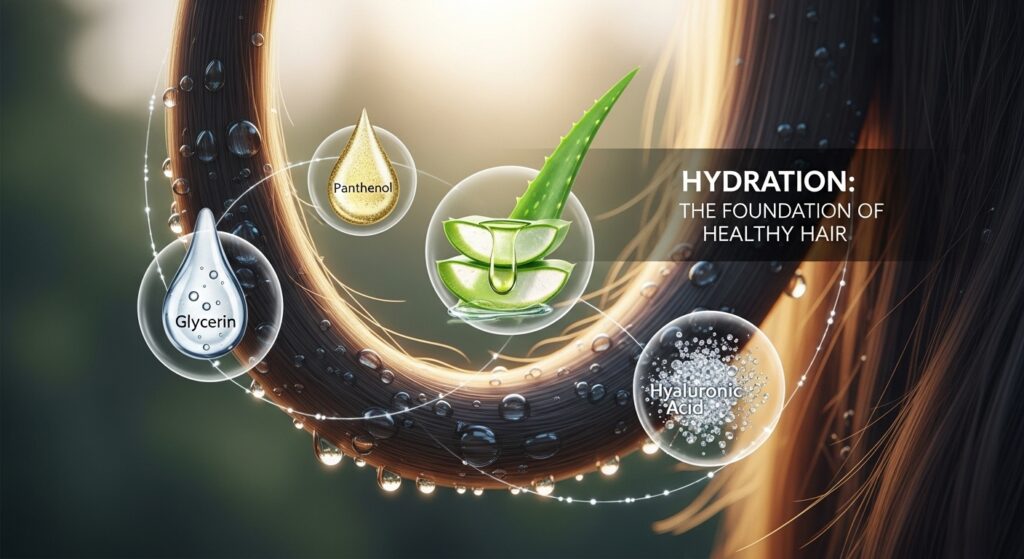 Hidratação a base da saúde capilar