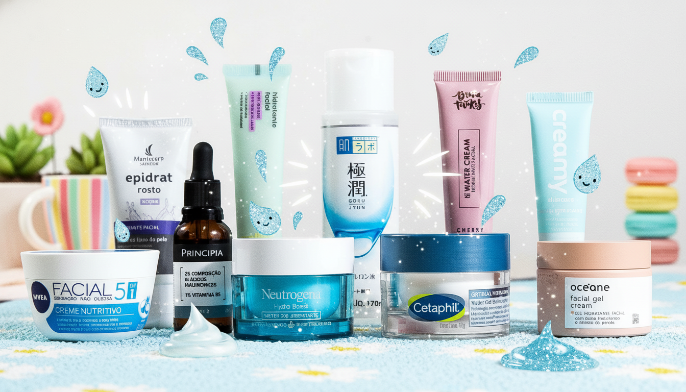 Melhor hidratante facial para cada tipo de pele: descubra o ideal para você